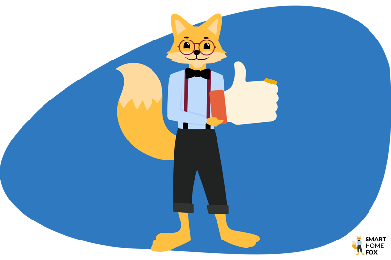 Man sieht den Smart Home Fuchs.